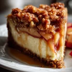 apple crisp cheesecake