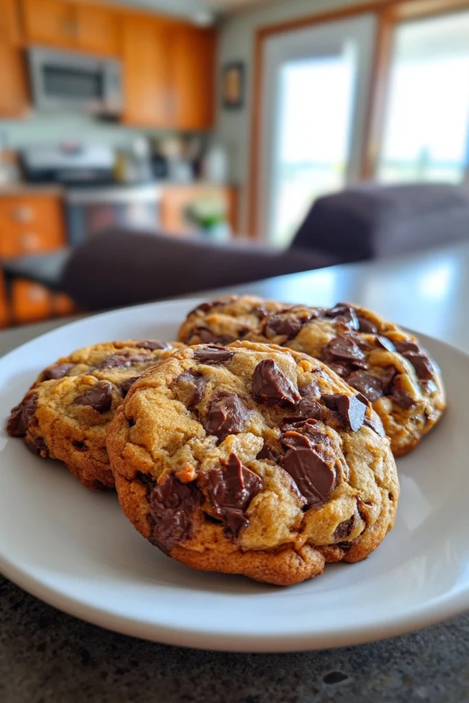 brown butter pumpkin chocolate chip cookies