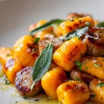 butternut squash gnocchi with sausage