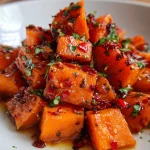 chili garlic sweet potatoes