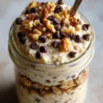 cookie dough overnight oats