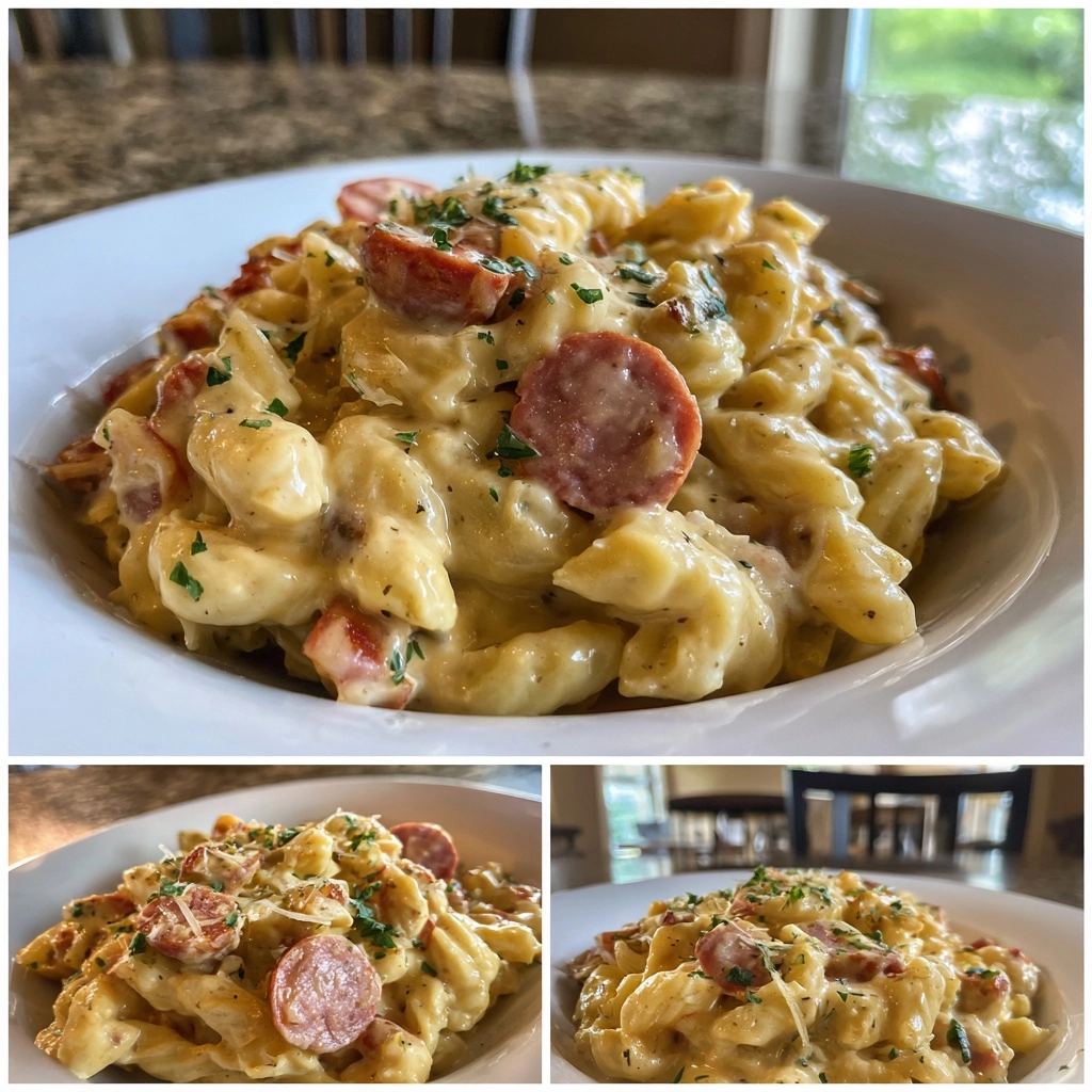 kielbasa mac and cheese