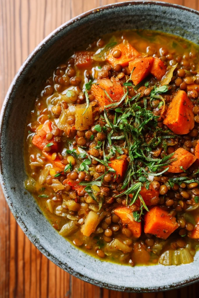 lentil stew protein