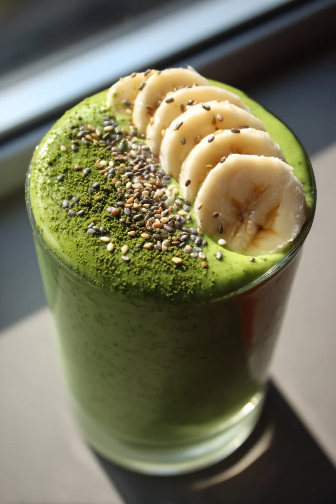 matcha green smoothie