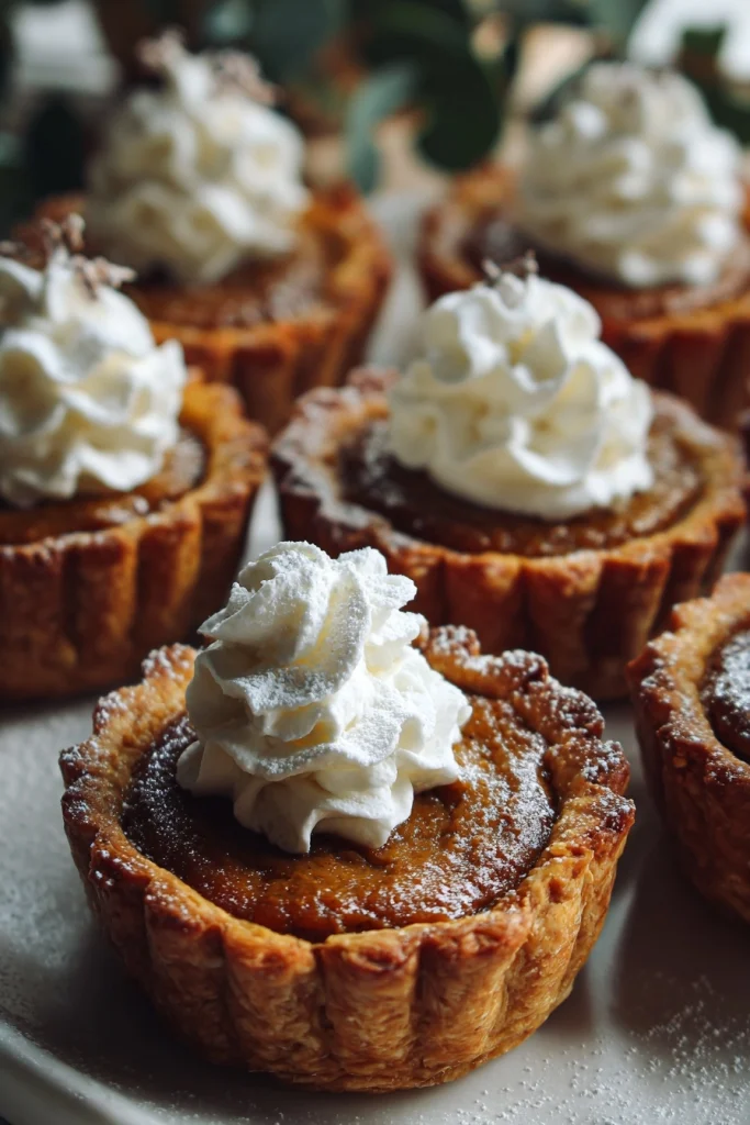 mini pumpkin pies