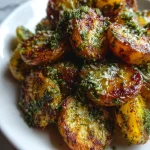parmesan pesto roasted potatoes