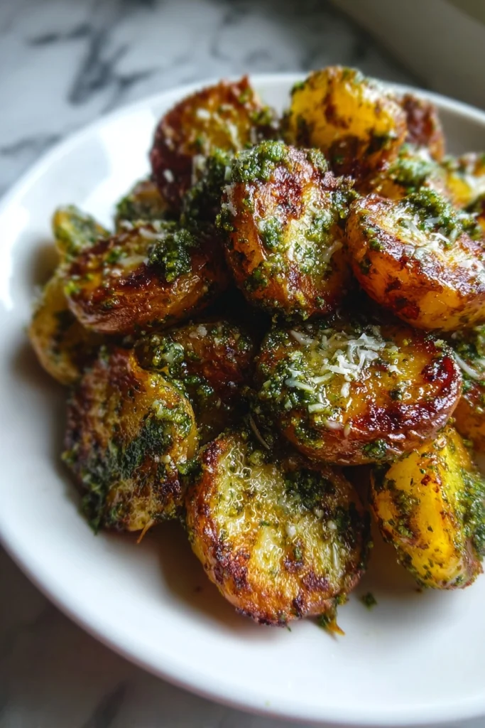parmesan pesto roasted potatoes