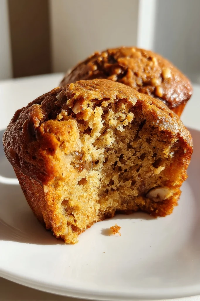 pumpkin banana muffins