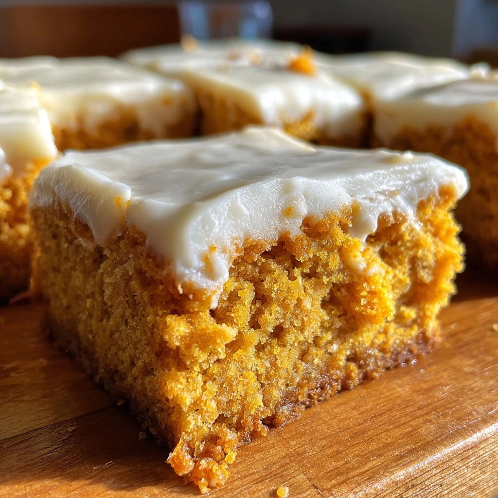 pumpkin bar recipe with icing