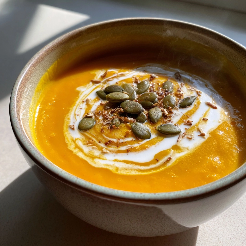 pumpkin soup with coconut milk