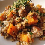 pumpkin stuffed wild rice sausage