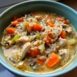slow cooker chicken wild rice soup
