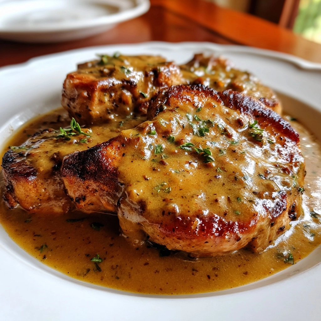 smothered pork chops