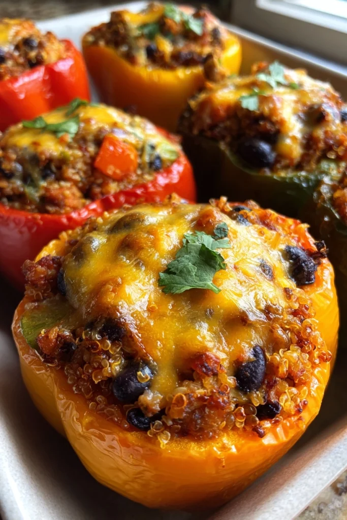 stuffed peppers macro friendly