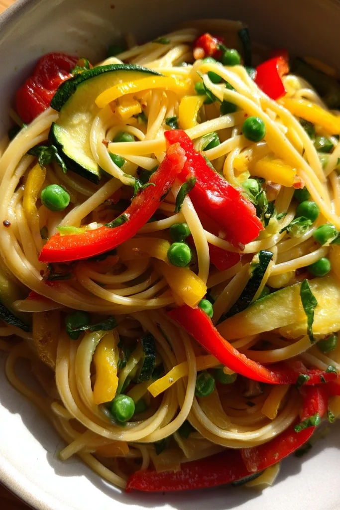 vegetarian pasta primavera