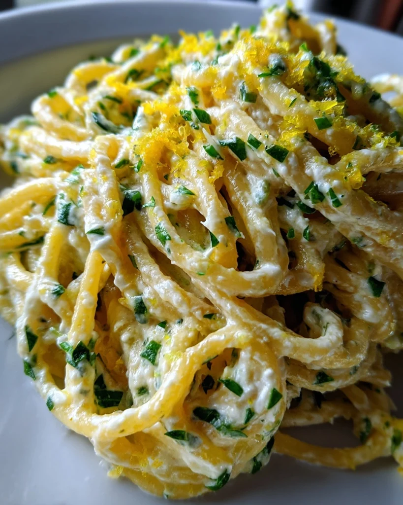 Bright and Creamy Lemon Ricotta Pasta Recipe Delight