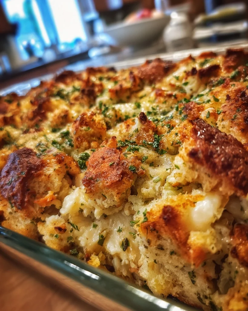 Comforting Chicken and Stuffing Casserole Recipe