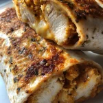 Crispy Air Fryer Chicken and Mozzarella Wraps