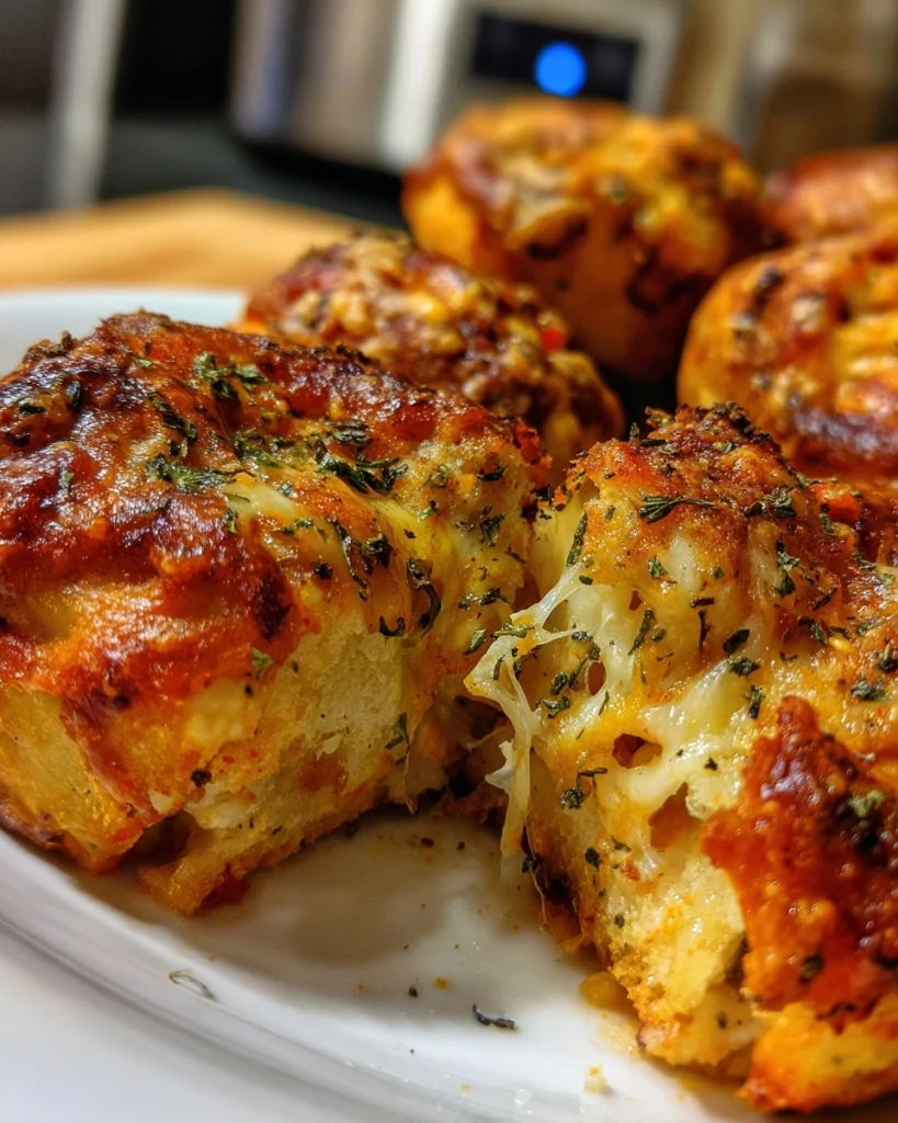 Crispy Homemade Pizza Rolls in the Air Fryer