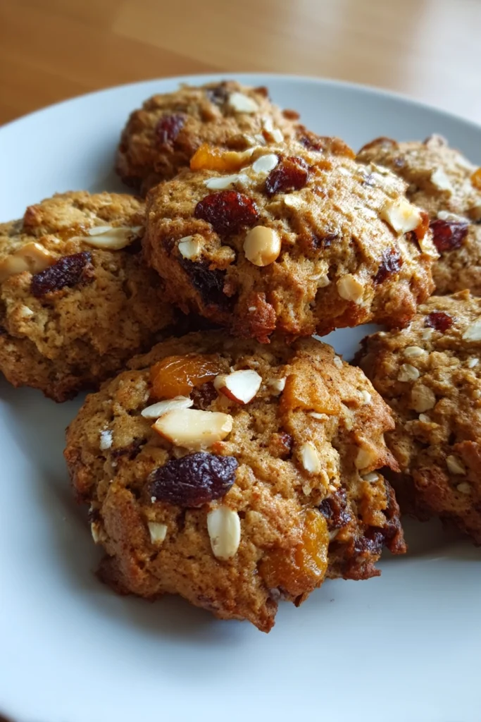 Easy Banana Trail Mix Breakfast Cookies (Healthy)