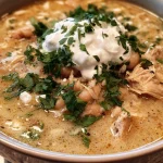 Easy Creamy Crockpot White Chicken Chili Recipe