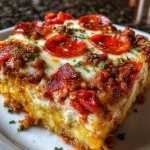 Low Carb Pizza Casserole - Gluten Free