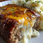 Meatloaf with Mashed Potatoes and Cheese Recipe