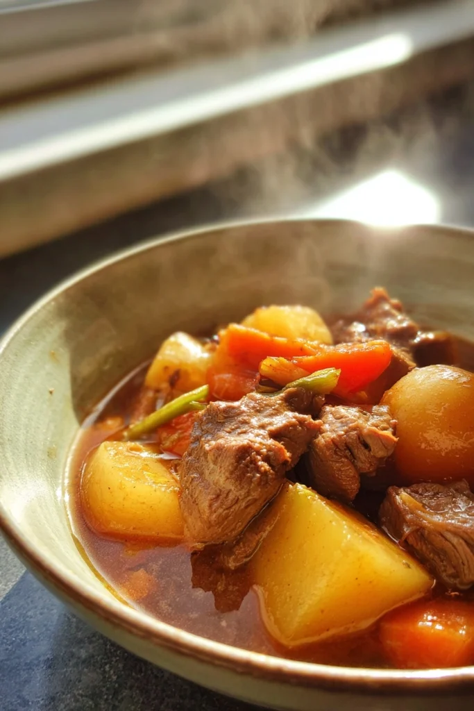 One Pot Nikujaga – Japanese Beef and Potato Stew