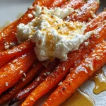 Roasted Carrots with Whipped Ricotta and Hot Honey