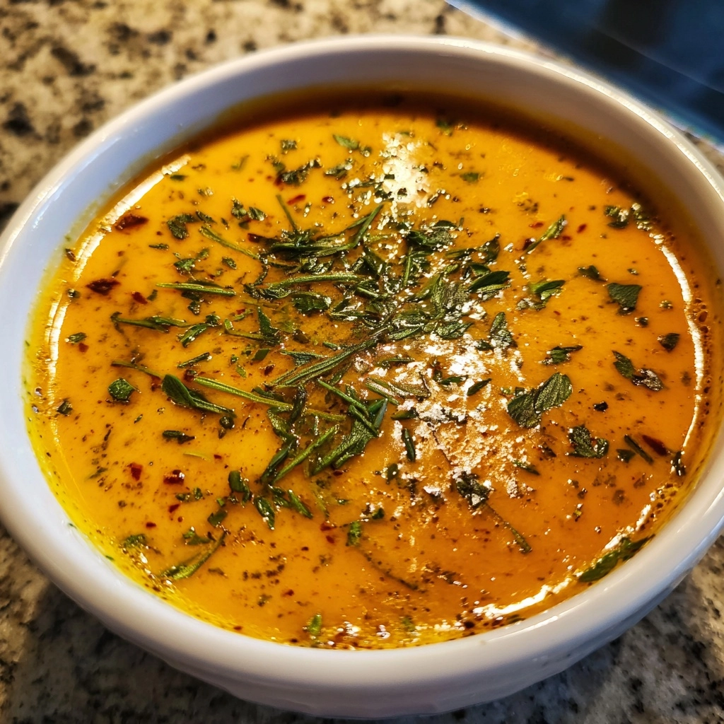 Roasted Italian Sweet Potato Soup
