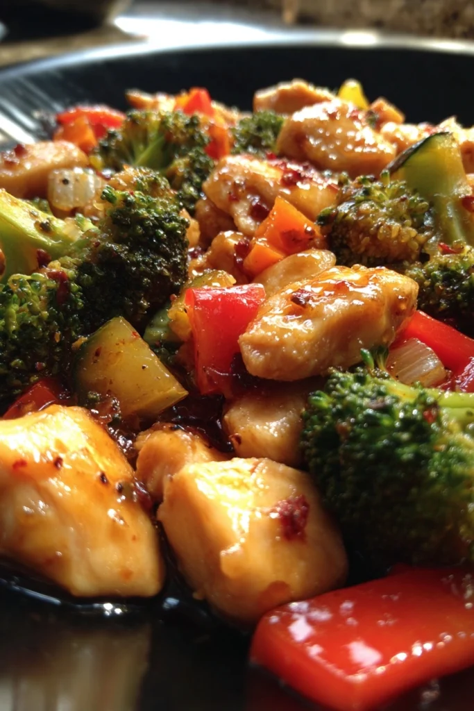 Slow Cooker Honey Garlic Chicken and Veggies