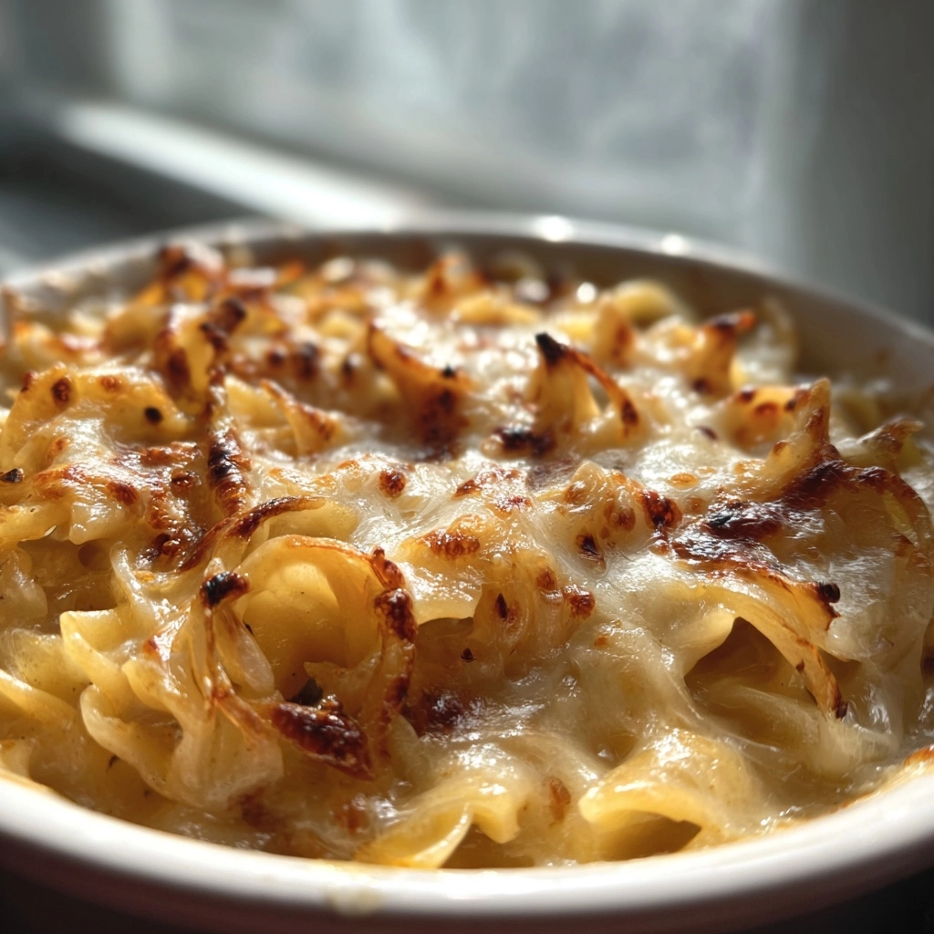 french onion pasta soup