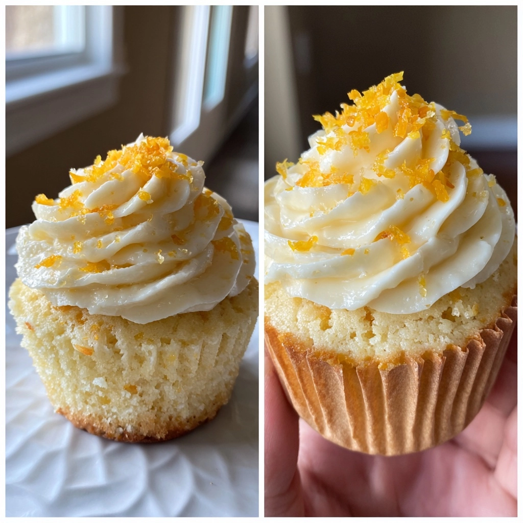 orange creamsicle cupcakes