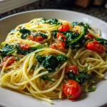 spinach tomato pasta