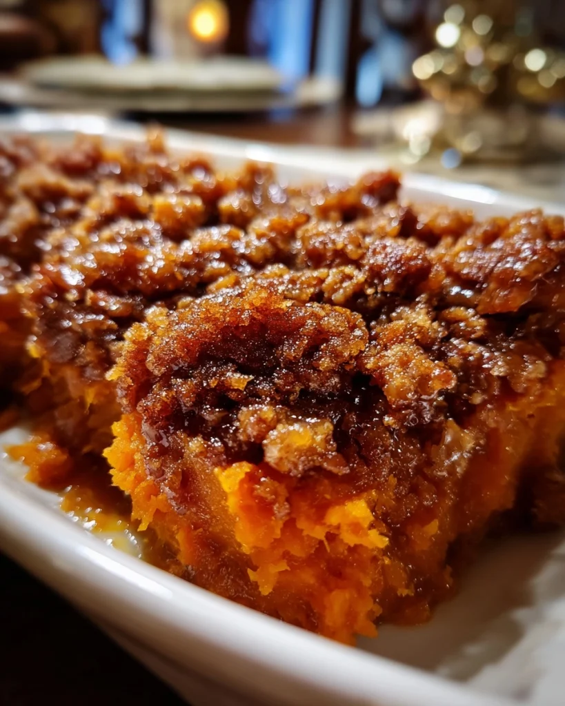 Best Sweet Potato Casserole with Brown Sugar Topping