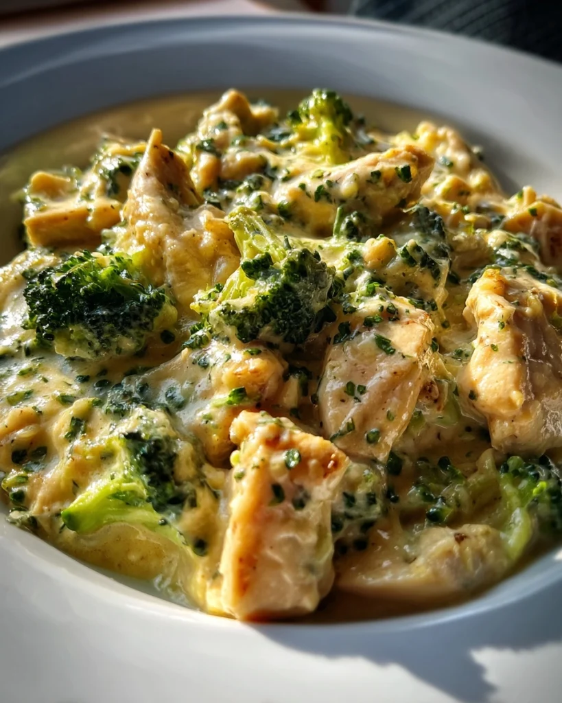 Creamy 20-Minute Chicken Broccoli Baked Alfredo Recipe