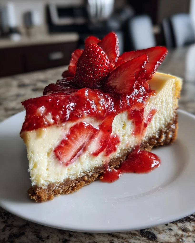 Decadent White Chocolate Strawberry Cheesecake for Any Occasion