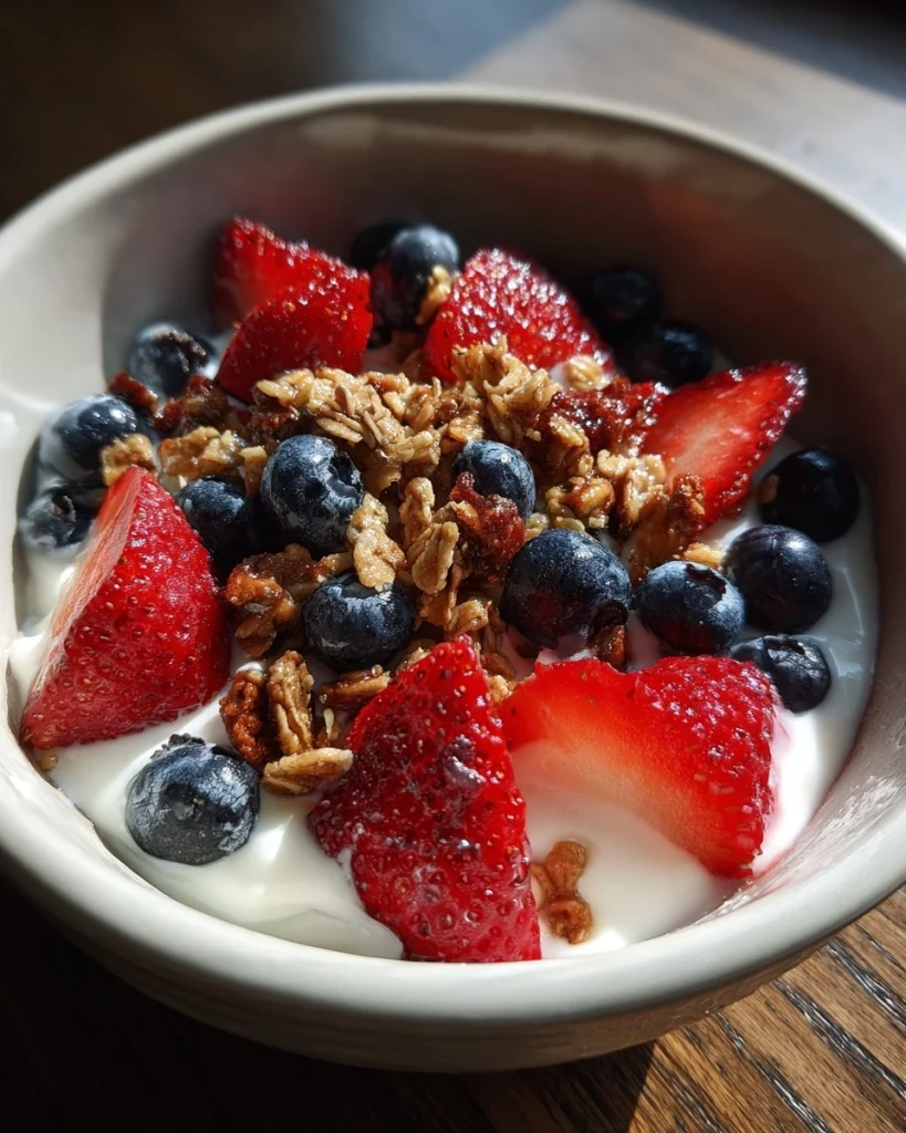 High Protein Yogurt Parfait Bowl