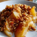 Irresistible Warm Pear & Almond Crumble Recipe in 35 Minutes