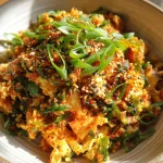 Keto Kimchi Fried Cauliflower Rice