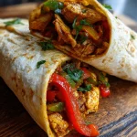 Low Calorie Chicken Fajita Wrap