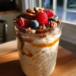 Maple cinnamon overnight oats