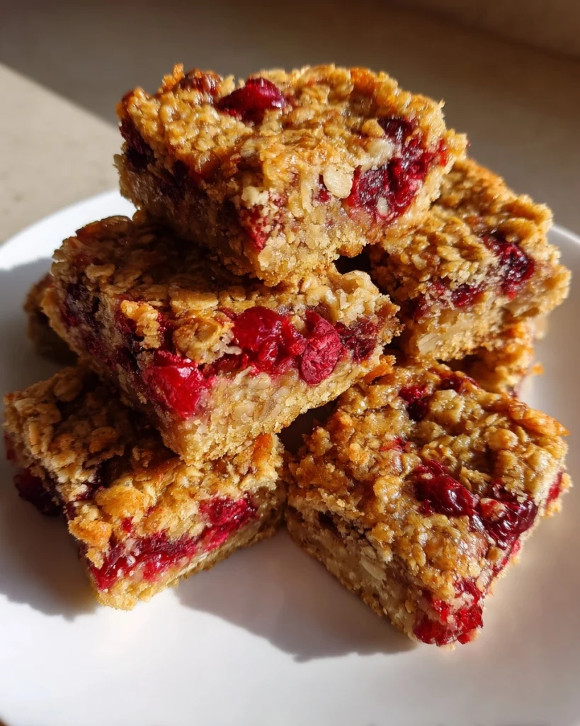 Oatmeal Cranberry Bars