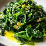 Sautéed Spinach with Garlic and Lemon