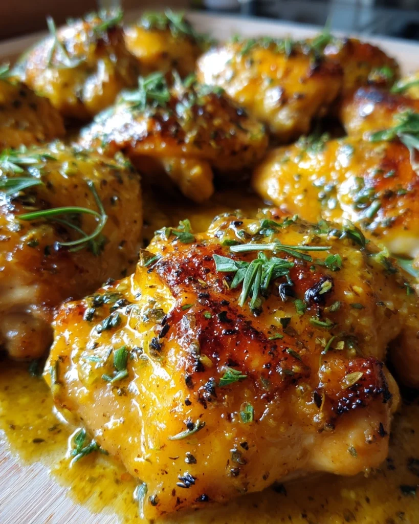 Skinny Honey Mustard Chicken