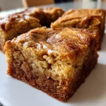Tahini Swirl Brown Butter Blondies