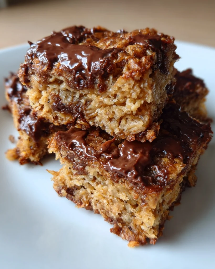 baked oats bars