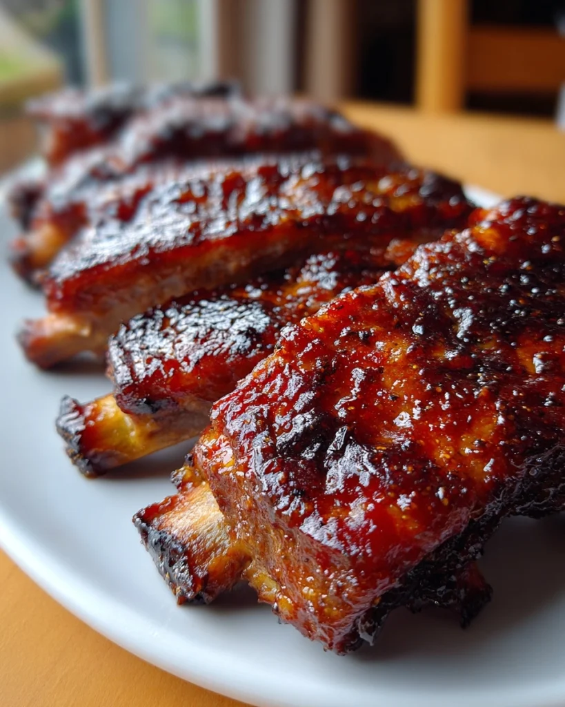 bbq rib oven baked