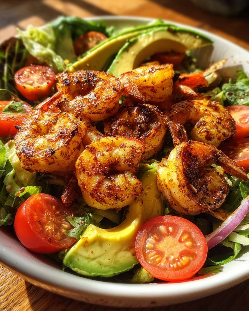 cajun shrimp avocado salad