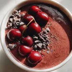chocolate cherry smoothie bowl